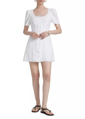 Reformation Anabella Linen Minidress