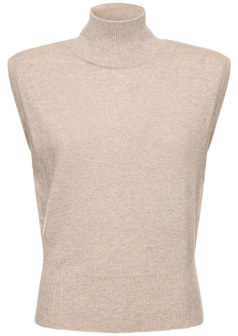 Reformation Arco Sleeveless Cashmere Sweater