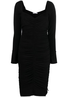 Reformation Barrie ruched midi dress