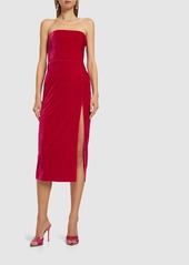 Reformation Camden Velvet Midi Dress