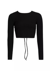 Reformation Casey Open-Back Crop Top