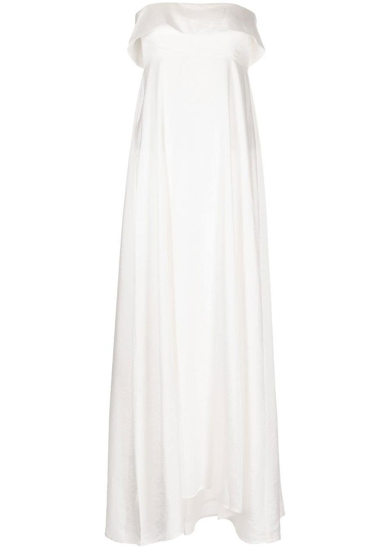 Reformation Coreopsis ruffled maxi dress