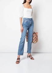 Reformation Cynthia high-rise straight jeans