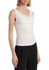 Reformation Darla Ruched Knit Sleeveless Top