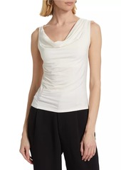 Reformation Darla Ruched Knit Sleeveless Top