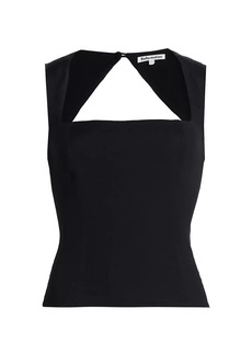 Reformation Diandra Cut-Out Sleeveless Top