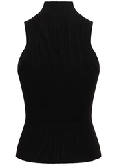 Reformation Farrah Turtleneck Cashmere Tank Top