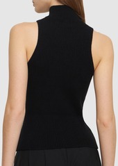 Reformation Farrah Turtleneck Cashmere Tank Top