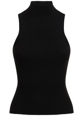 Reformation Farrah Turtleneck Cashmere Tank Top