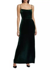 Reformation Frankie Velvet Maxi Dress