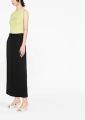 Reformation Gia high-waisted midi skirt