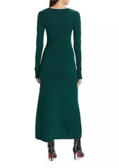 Reformation Jennita Cashmere Midi-Dress