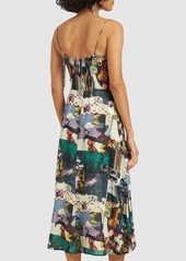 Reformation Juliette Printed Long Dress