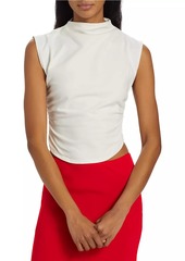 Reformation Lindy Gathered Crop Top