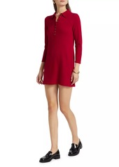 Reformation Luell Wool Polo Minidress