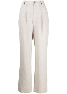 Reformation Mason wide-leg linen trousers