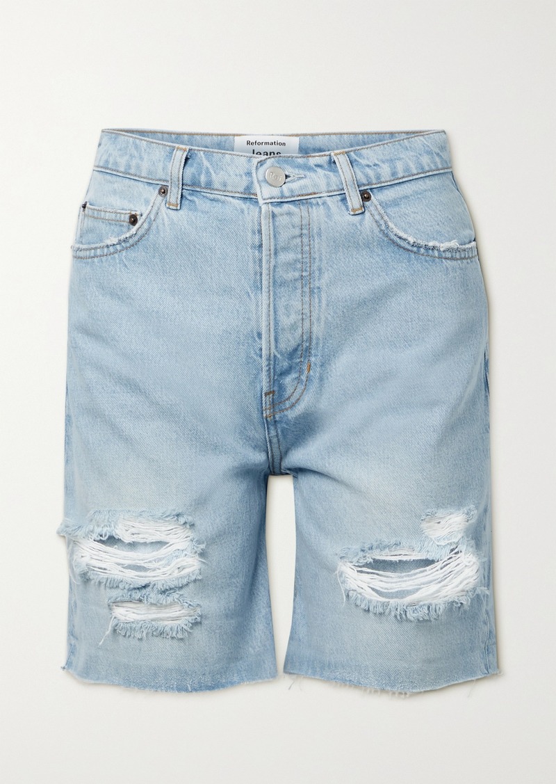 max denim shorts