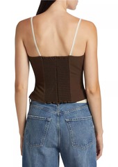 Reformation Melanie Layered Crop Top