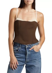 Reformation Melanie Layered Crop Top