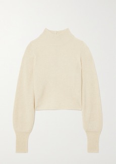 Reformation Net Sustain Kieran Ribbed Recycled Cashmere-blend Sweater