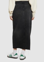 Reformation Nila Denim Long Skirt