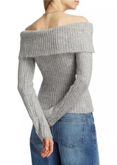 Reformation Oberon Off-the-Shoulder Sweater