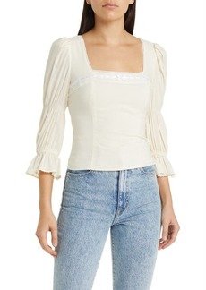 Reformation Amalie Tiered Sleeve Top