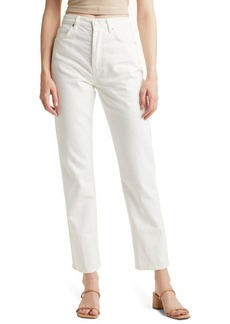 Reformation Cynthia High Waist Relaxed Jeans in Vintage White at Nordstrom