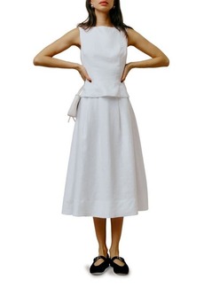 Reformation Moya Linen Two-Piece Dress
