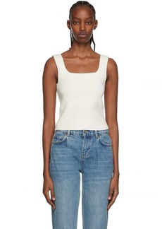 Reformation Off-White Julia Tank Top
