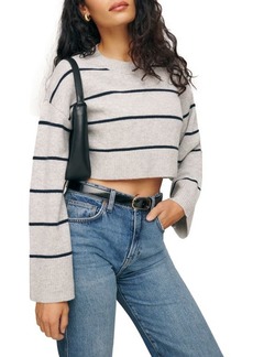 Reformation Paloma Recycled Cashmere Blend Crop Sweater