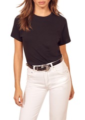 Reformation Perfect Vintage Organic Cotton Tee in Black at Nordstrom