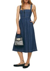 Reformation Tagliatelle Denim Dress