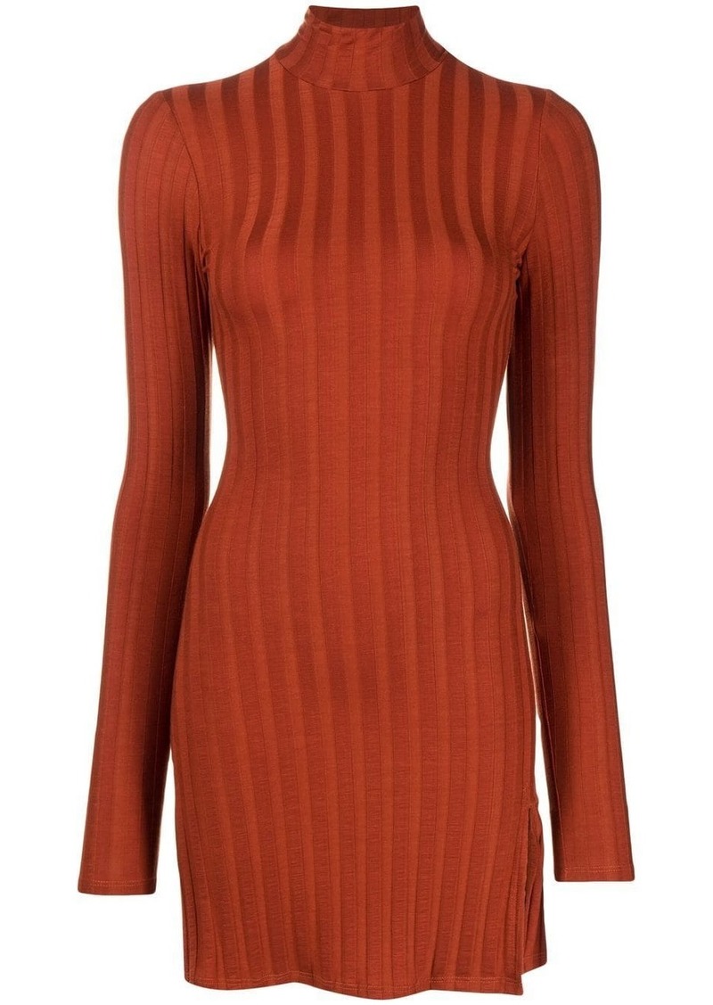 Reformation Libra long-sleeve knit minidress