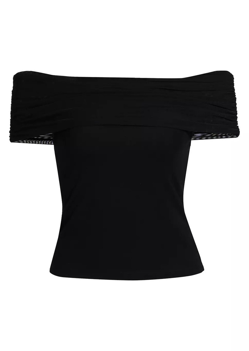 Reformation Rosaline Off-The-Shoulder Top