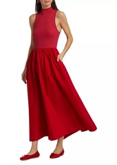 Reformation Sai Fit & Flare Maxi Dress