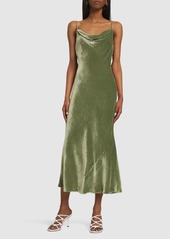 Reformation Salamanca Velvet Midi Dress