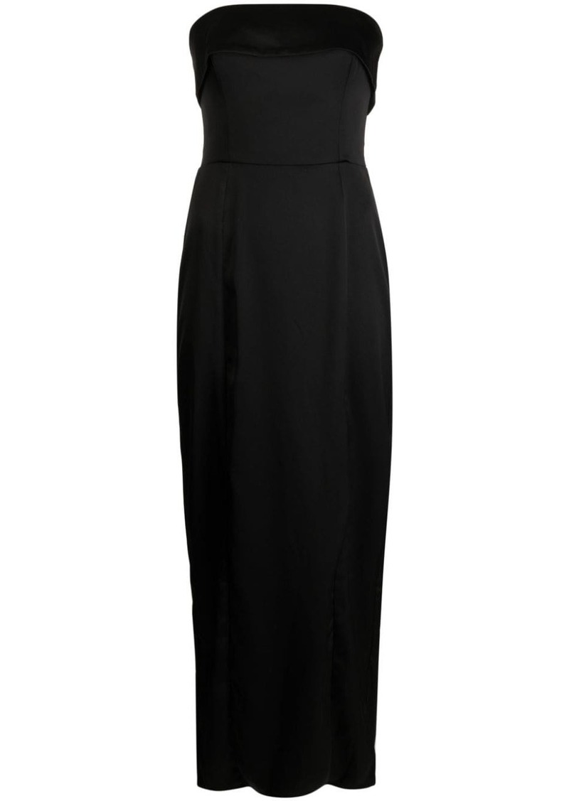 Reformation strapless tailored dress