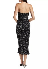 Reformation Suki Floral Midi-Dress