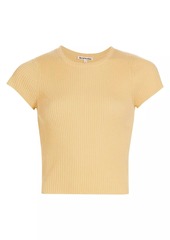 Reformation Teo Cashmere Rib-Knit Sweater