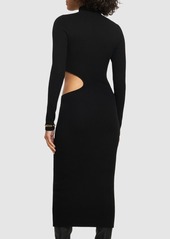 Reformation Vallo Cutout Cashmere Knit Midi Dress