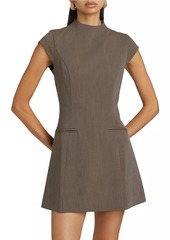 Reformation Vivienne Linen Cap-Sleeve Minidress