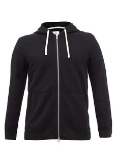 Reigning Champ - Zipped Cotton-terry Hooded Sweatshirt - Mens - Black