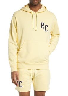 Reigning Champ Logo Appliqué Cotton Hoodie in Citron at Nordstrom