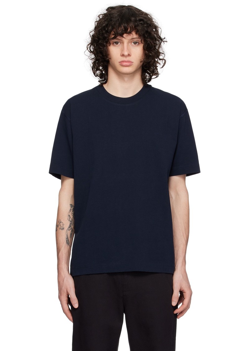 Reigning Champ Navy Dropped Shoulder T-Shirt
