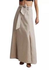 Reiss Abigail Linen Maxi Skirt