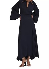 Reiss Andra Flute-Sleeve Maxi Dress