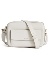 Reiss Archie Leather Crossbody Bag in Off White at Nordstrom