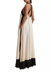 Reiss Aubree Halter Maxi Dress