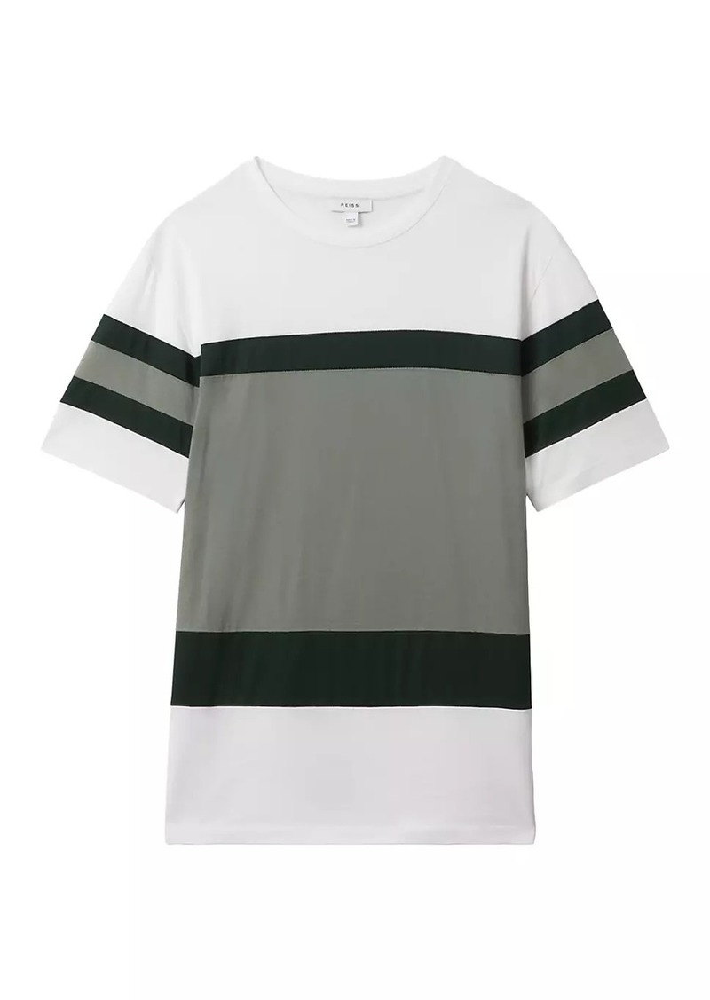 Reiss Aukland Striped Cotton T-Shirt